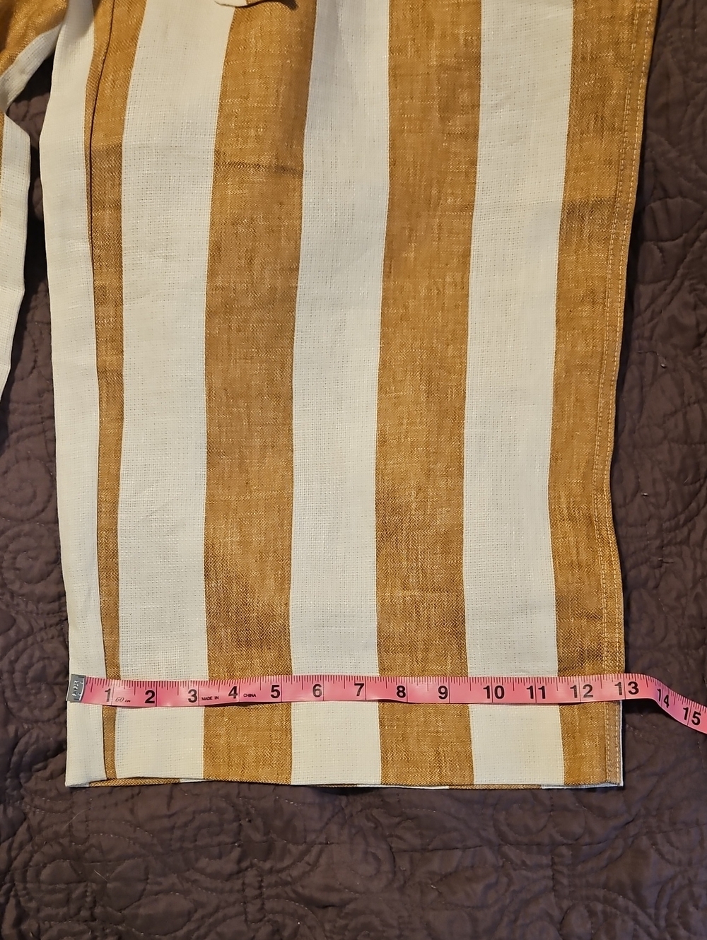 J. Crew Tie-Waist Linen Wide Leg Pants Women's Size 16 - Picture 10 of 16